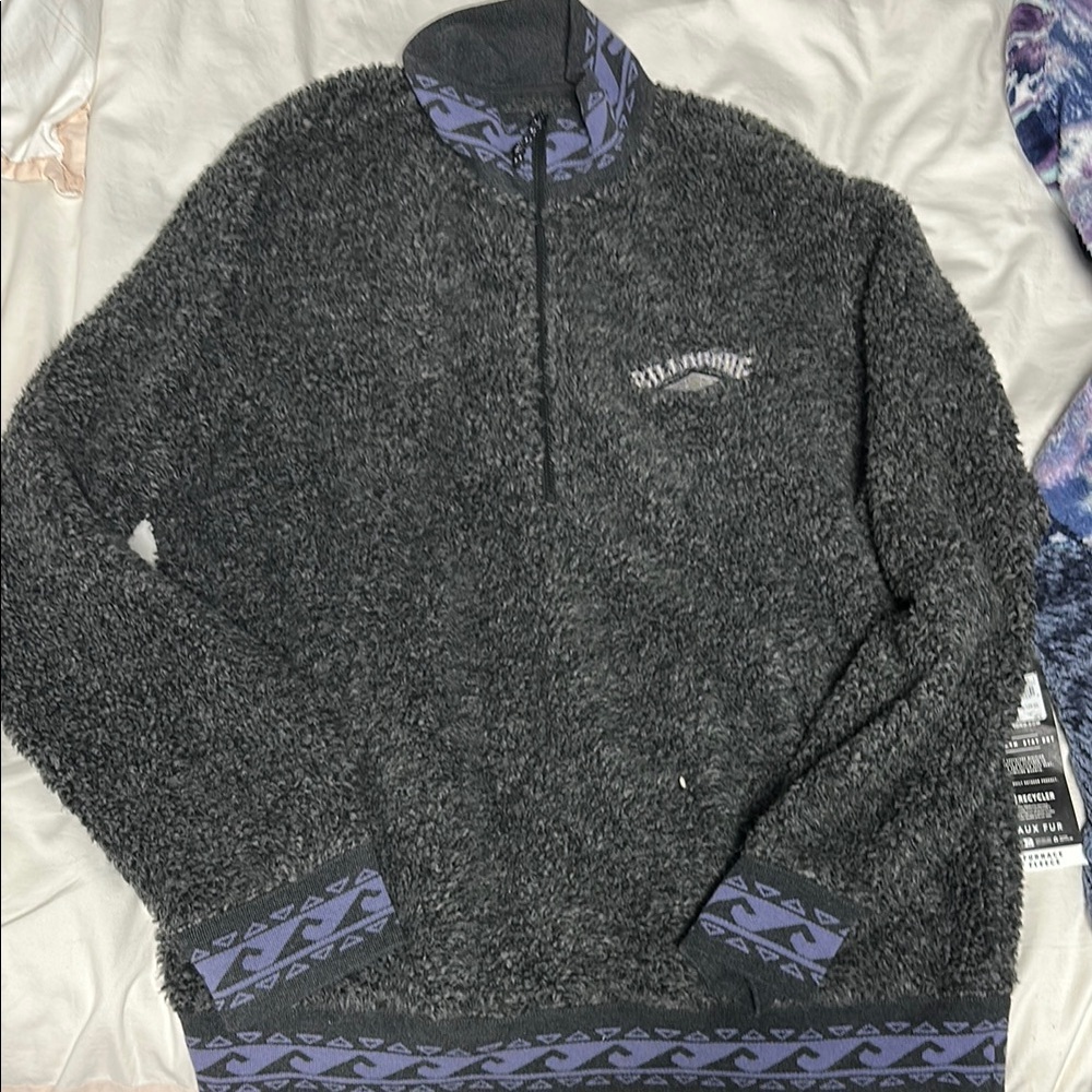 Billabong Men's Black and Gray Jacket